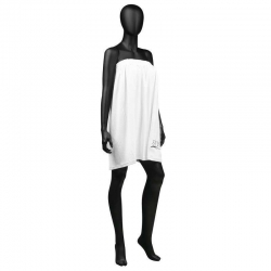 SYIS PELERYNA GRUBA FROTTE BIAŁA Z LOGO